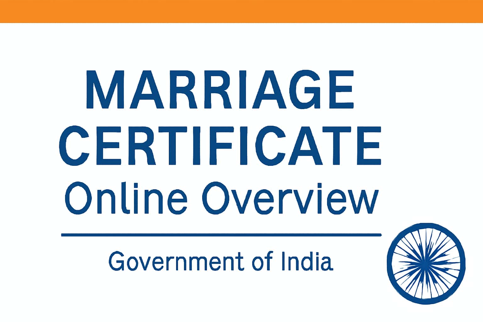 Marriage Certificate Online Overview