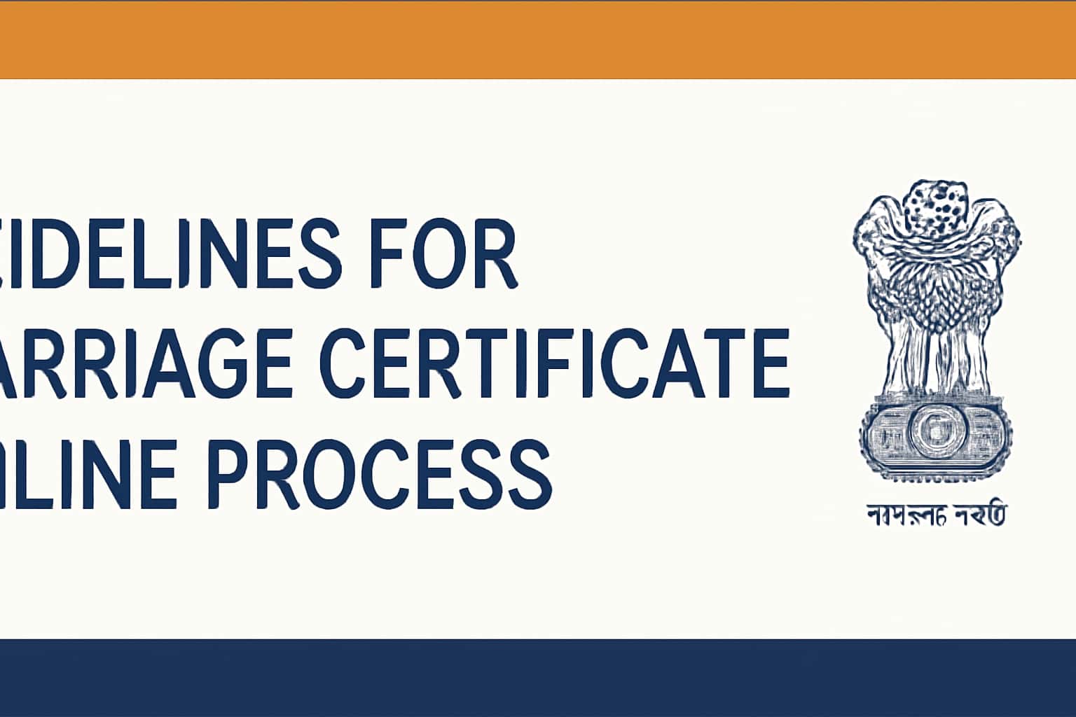 Guidelines for Marriage Certificate Online Process