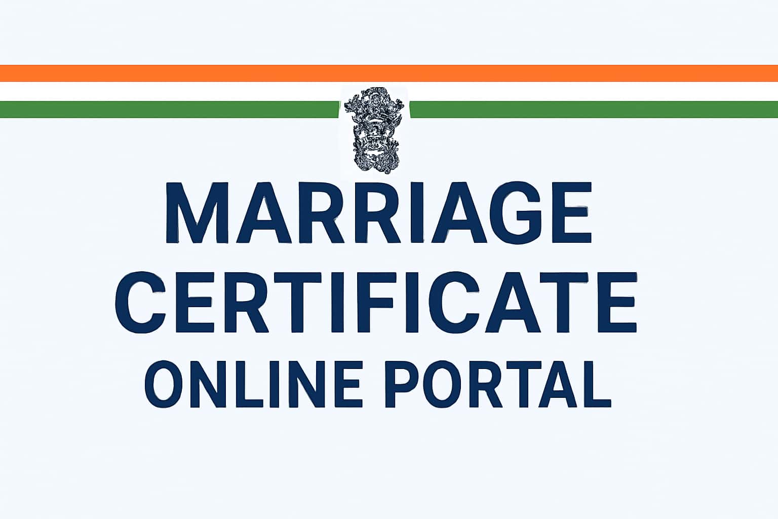 Help with Marriage Certificate Online Portal
